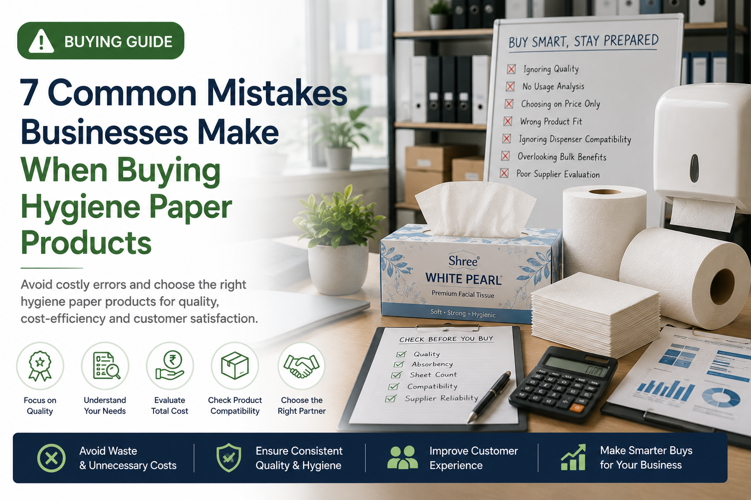7 Common Mistakes Businesses Make When Buying Hygiene Paper Products