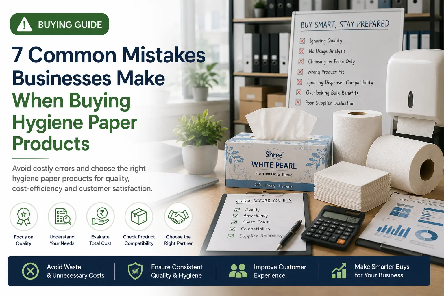 7 Common Mistakes Businesses Make When Buying Hygiene Paper Products