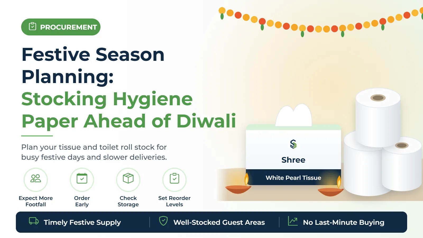 Festive Season Planning: Stocking Hygiene Paper Ahead of Diwali