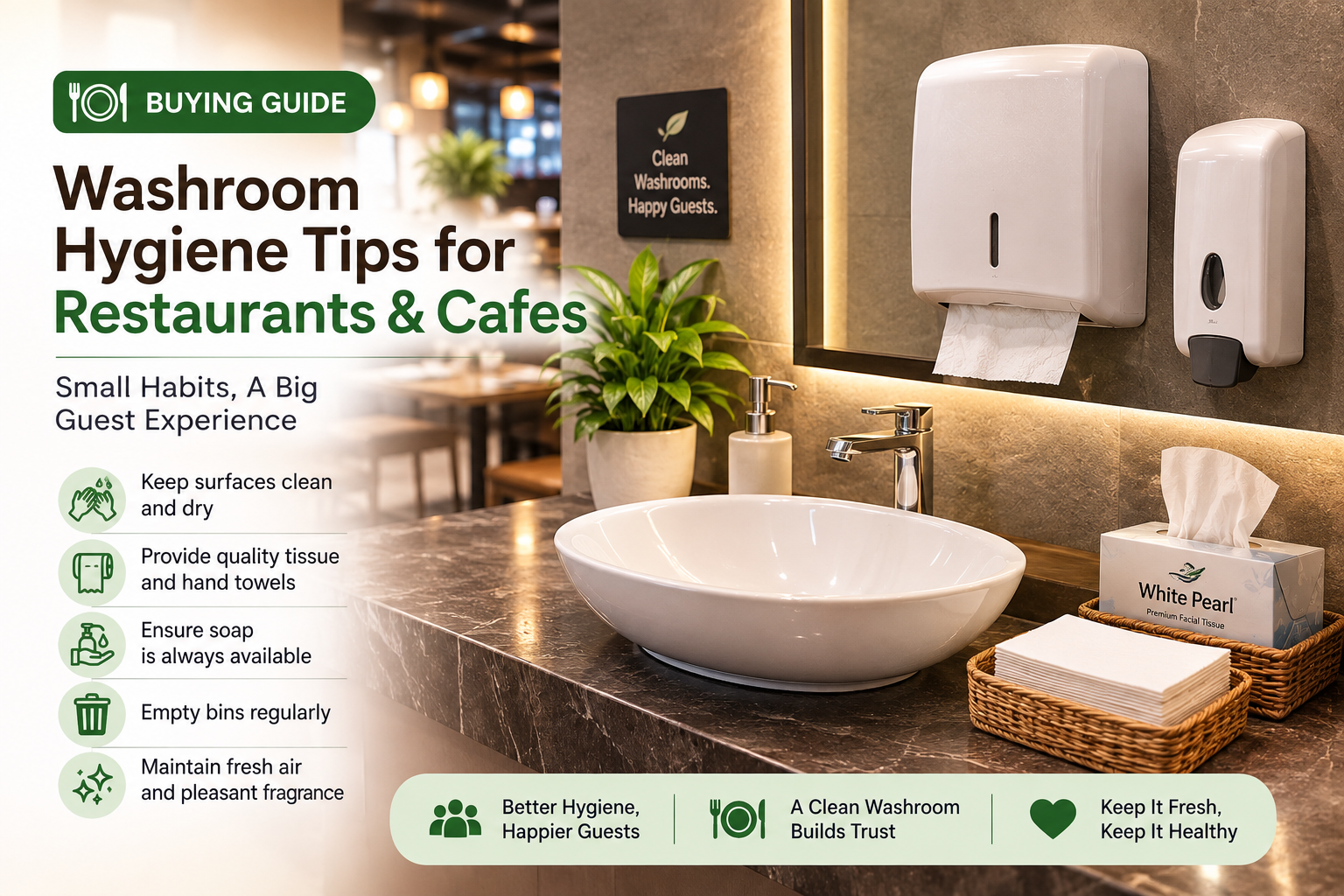 Washroom Hygiene Tips for Restaurants & Cafes