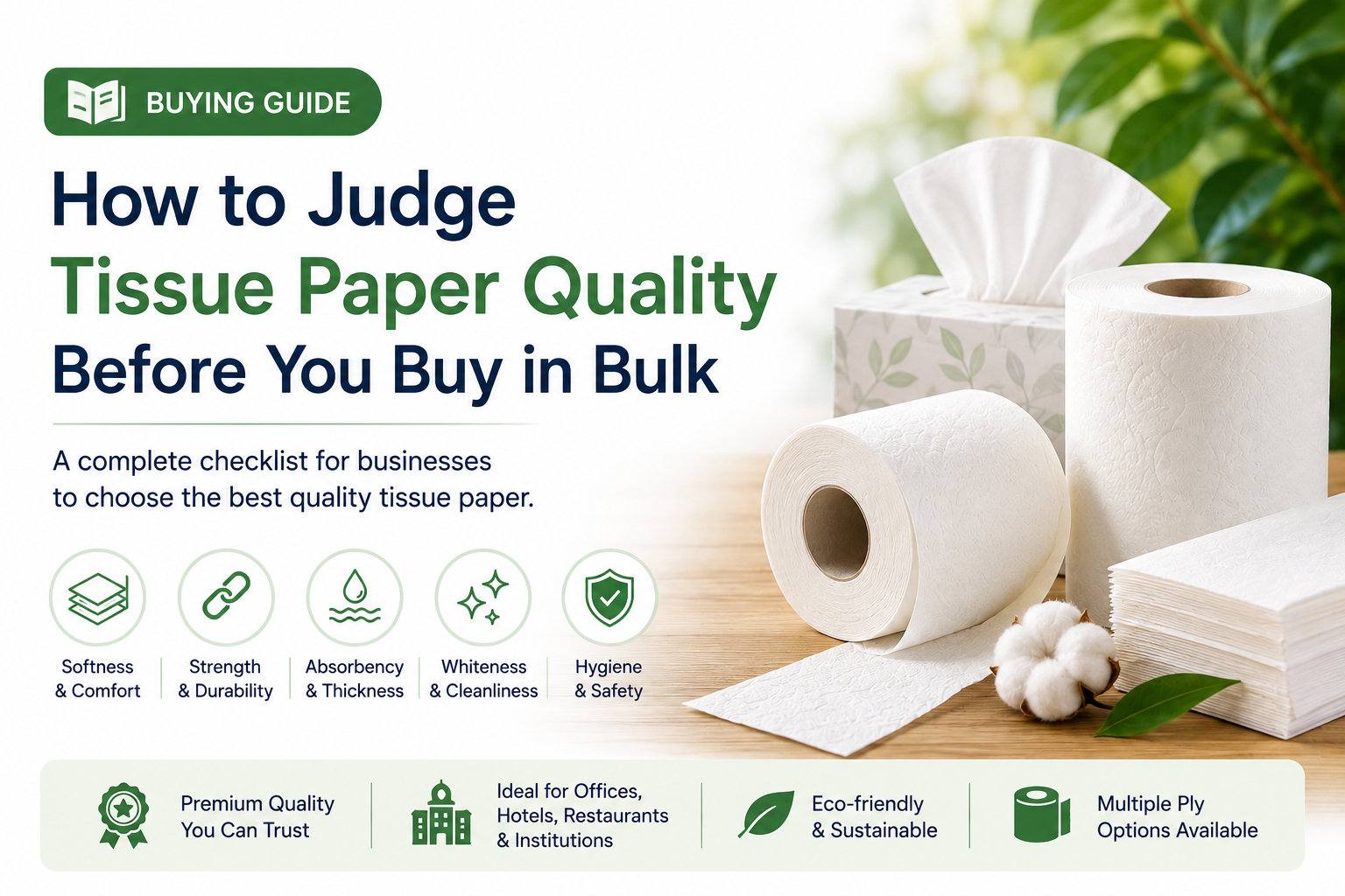 How to Judge Tissue Paper Quality Before You Buy in Bulk